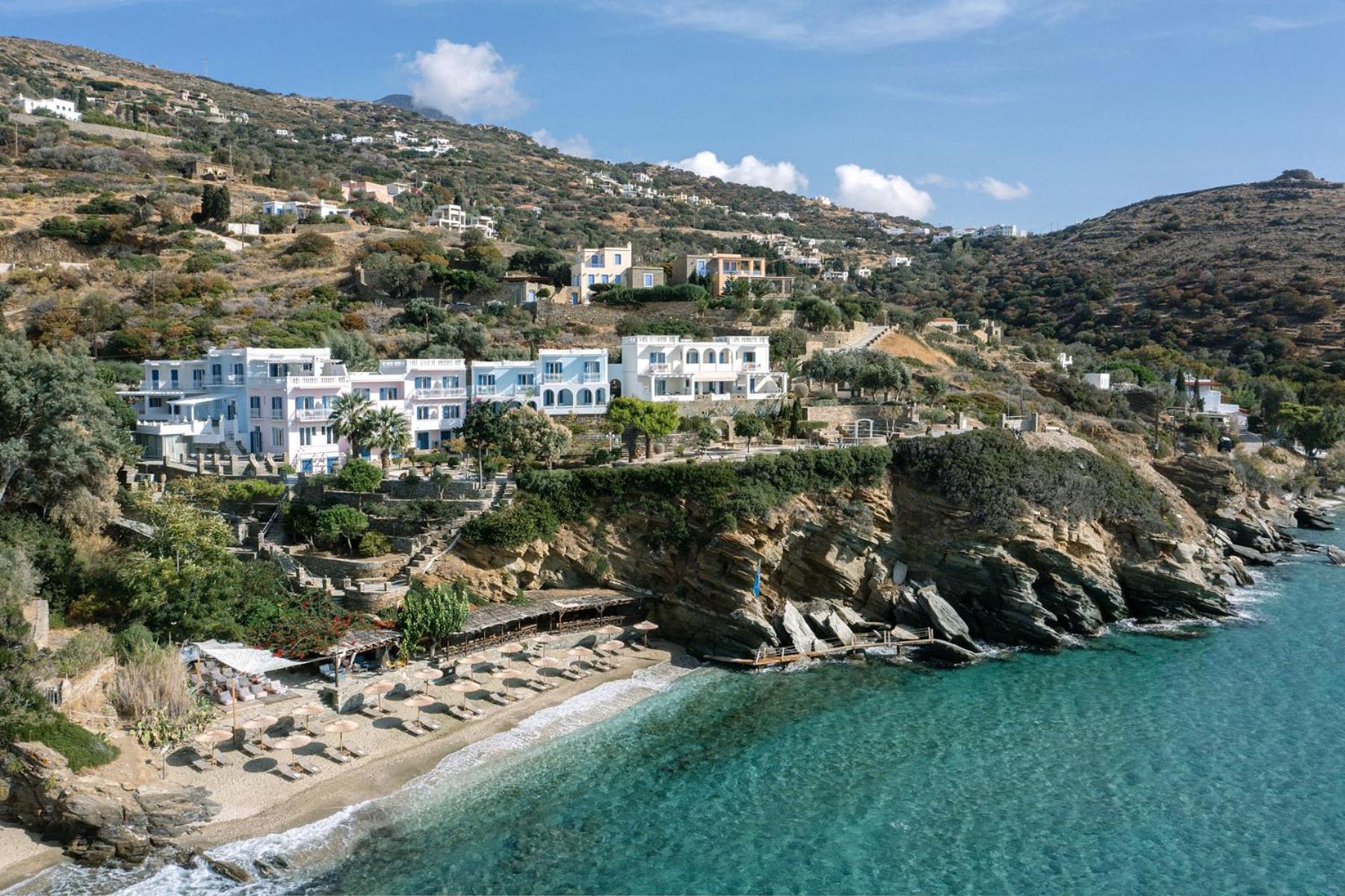 Aneroussa Beach Hotel 바트시 외부 사진