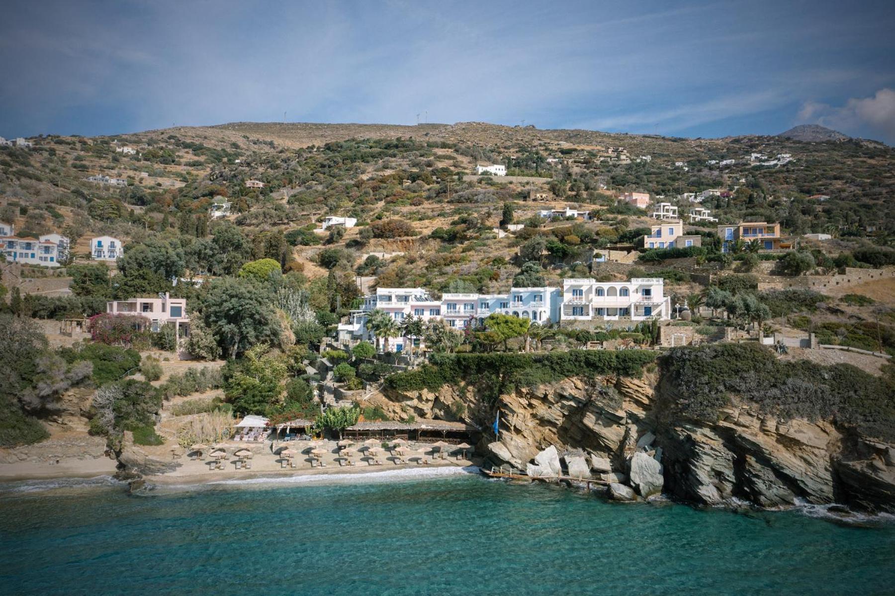 Aneroussa Beach Hotel 바트시 외부 사진